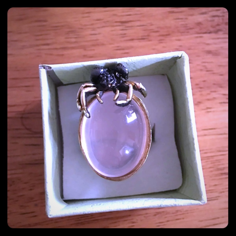 Super Cool 18k and Sterling Silver Ring